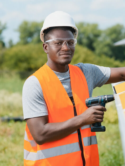 The AL-IRFAI brand representative in safety equipment